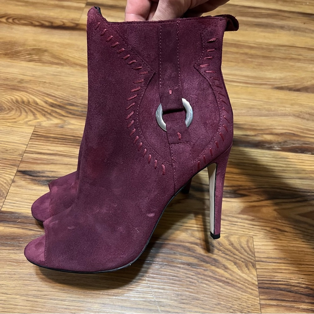 Rebecca Minkoff Women Red Ankle Boots US 9M